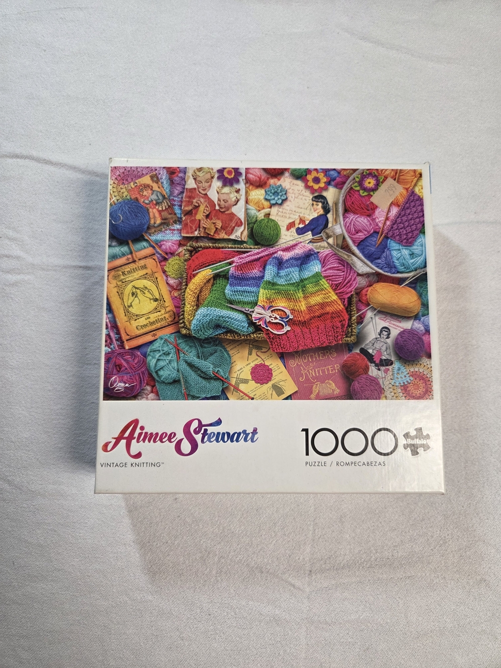 Aimee Stewart Vintage Knitting Puzzle - Multicolor 1000 Piece